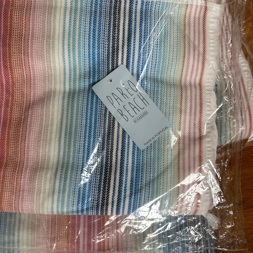 Kassatex Multicolor Striped Towels